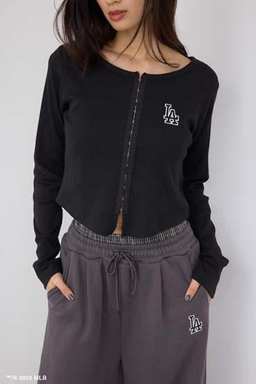 MLB】フロントホックリブトップス｜WOMEN｜250IAX90-1461｜AZUL