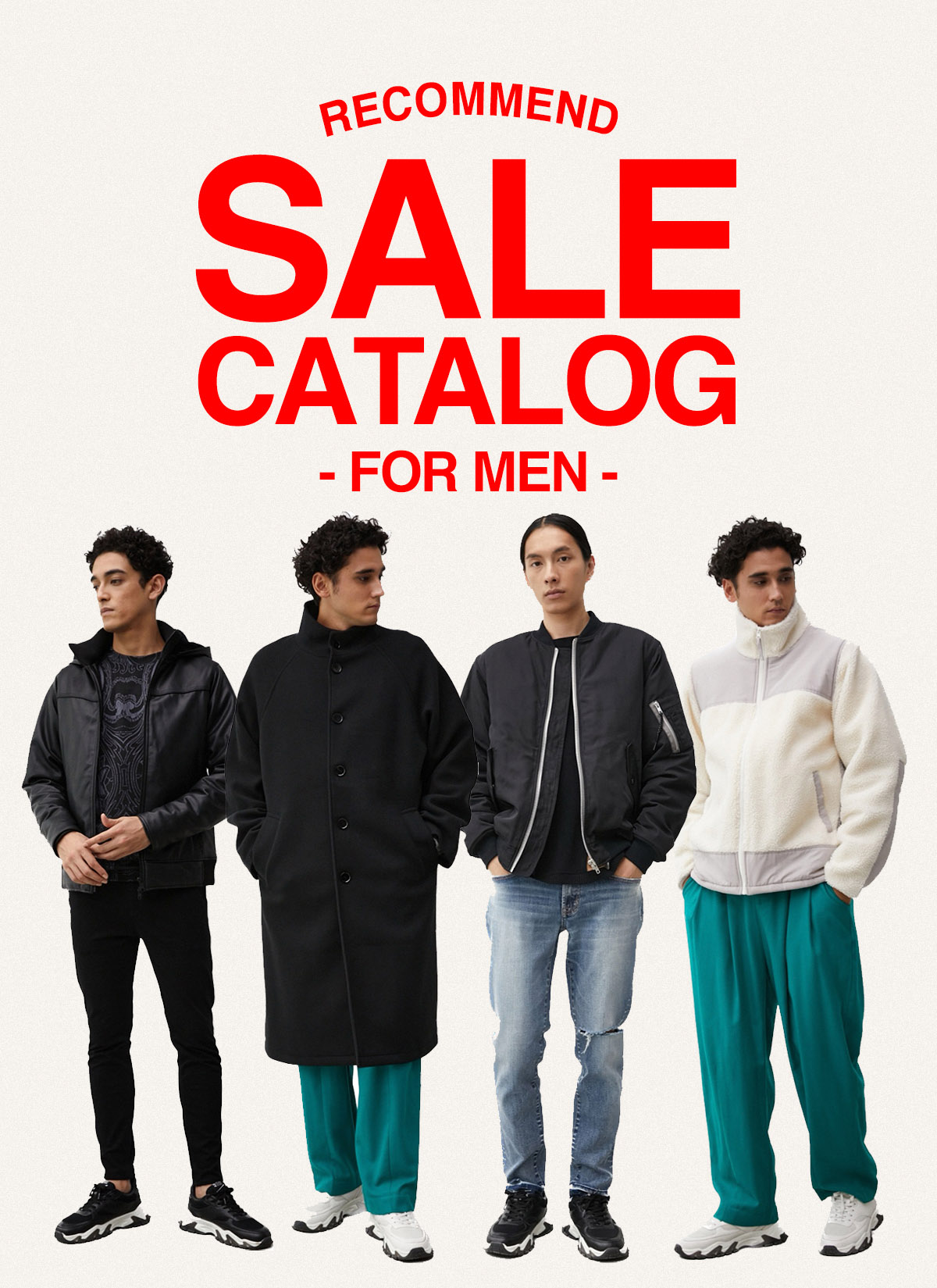 Recommend SALE CATALOG -FOR MEN-