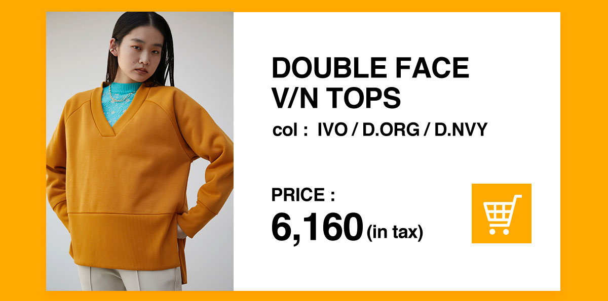 DOUBLE FACE V/N TOPS