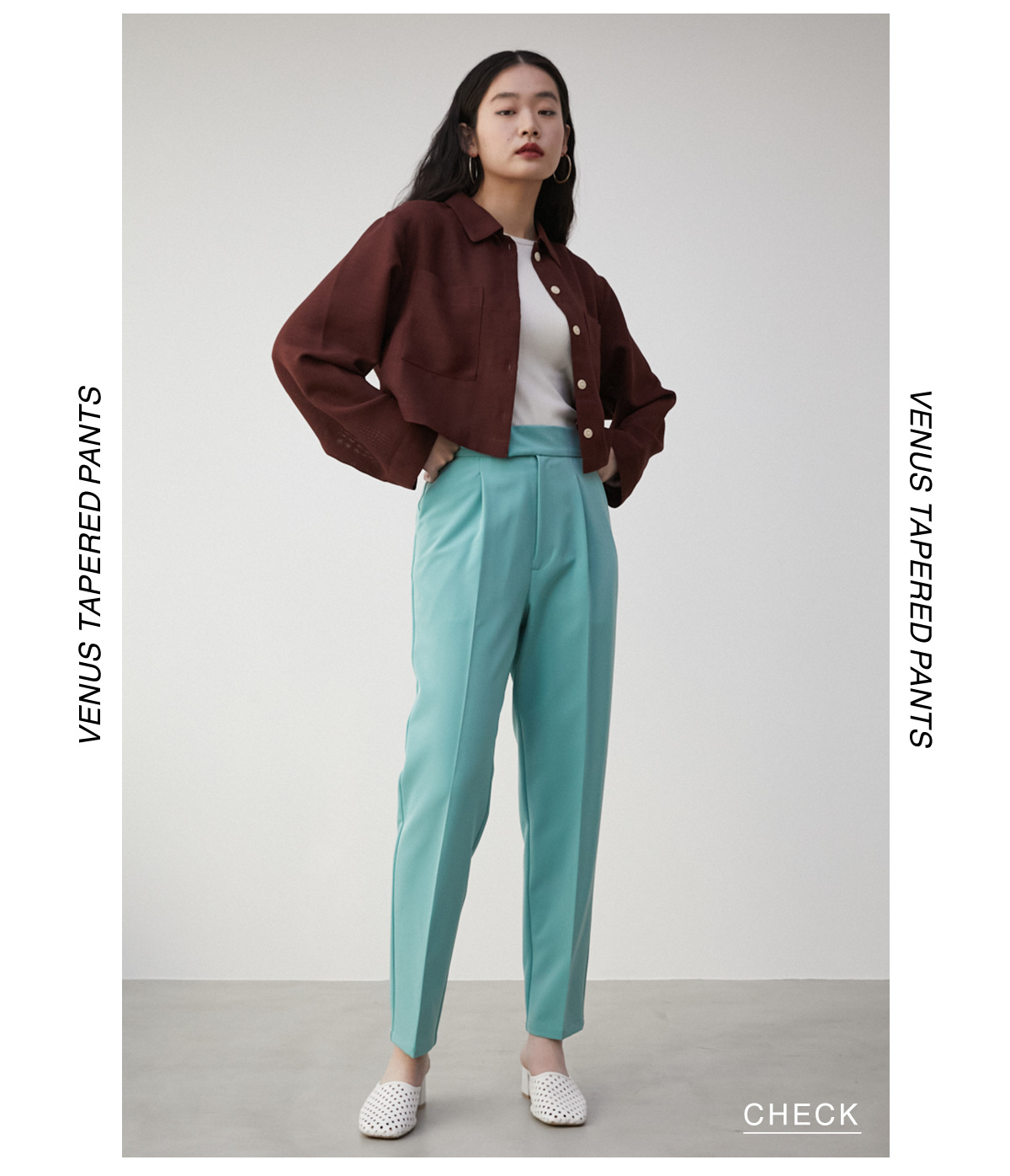 AZUL BY MOUSSY／VENUS TAPERED PANTS COLOR STYLING