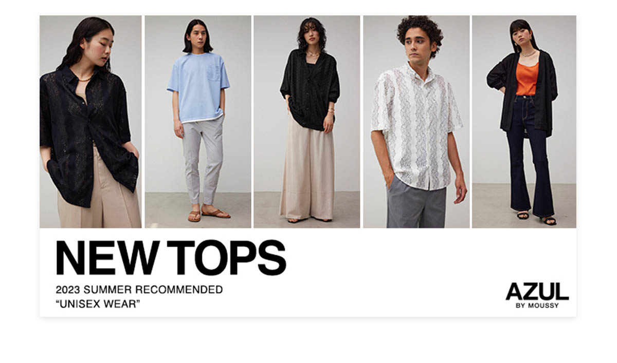 NEW TOPS 2023 SUMMER RECOMMENDED ［UNISEX WEAR］
