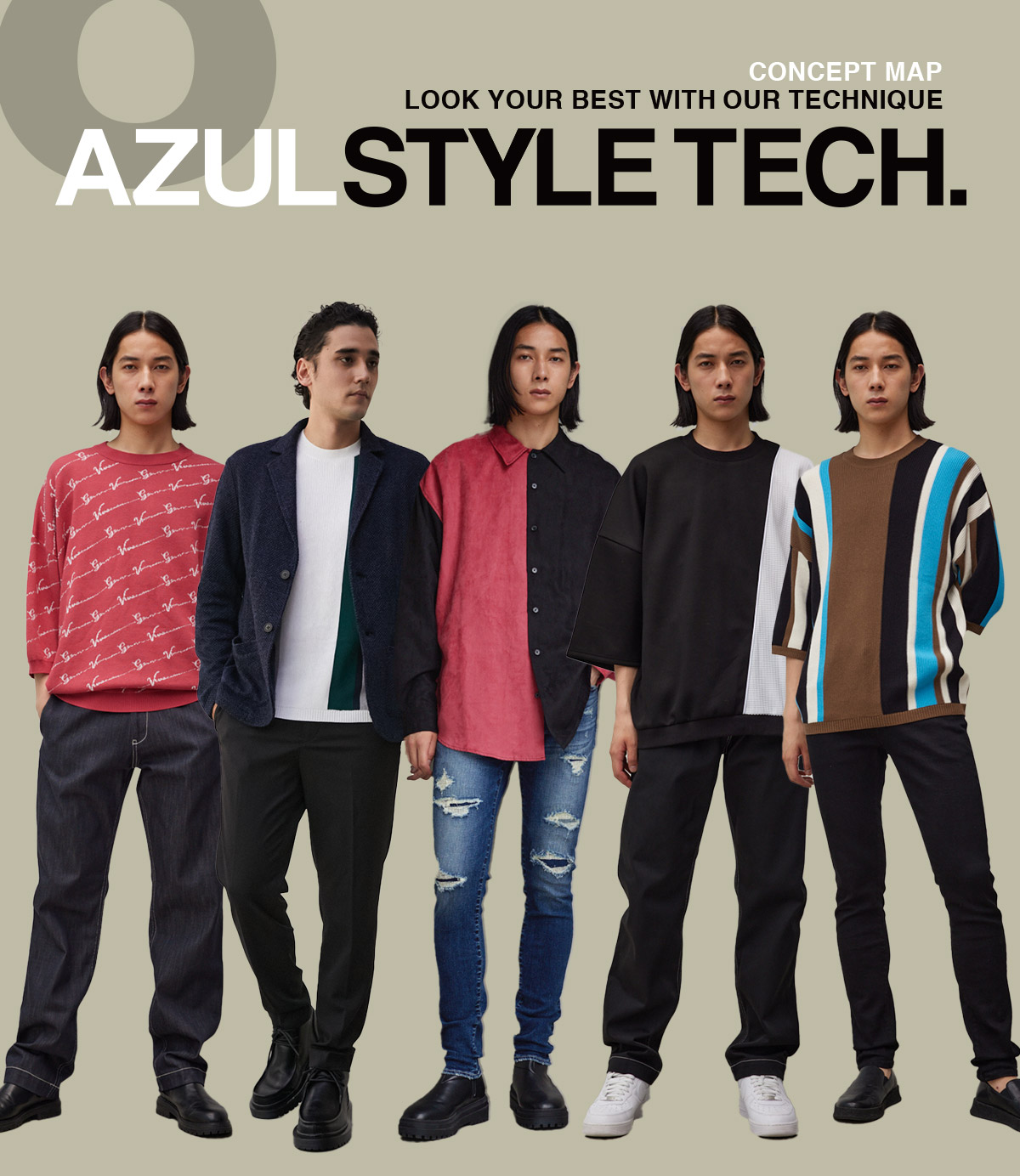 LOOK YOUR BEST WITH OUR TECHNIQUE AZUL STYLE TECH. 8 for MEN