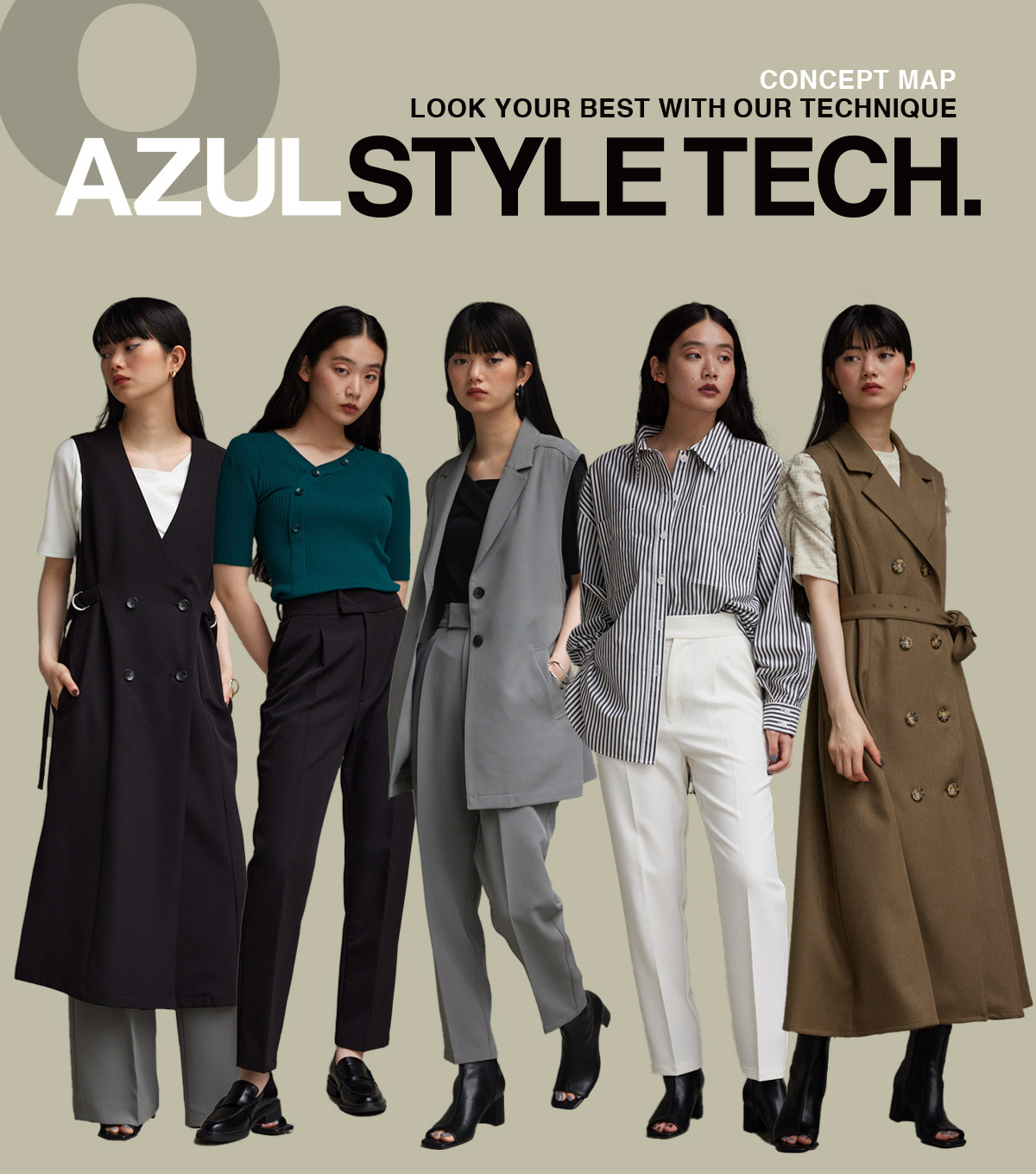 LOOK YOUR BEST WITH OUR TECHNIQUE AZUL STYLE TECH. 8 for WOMEN