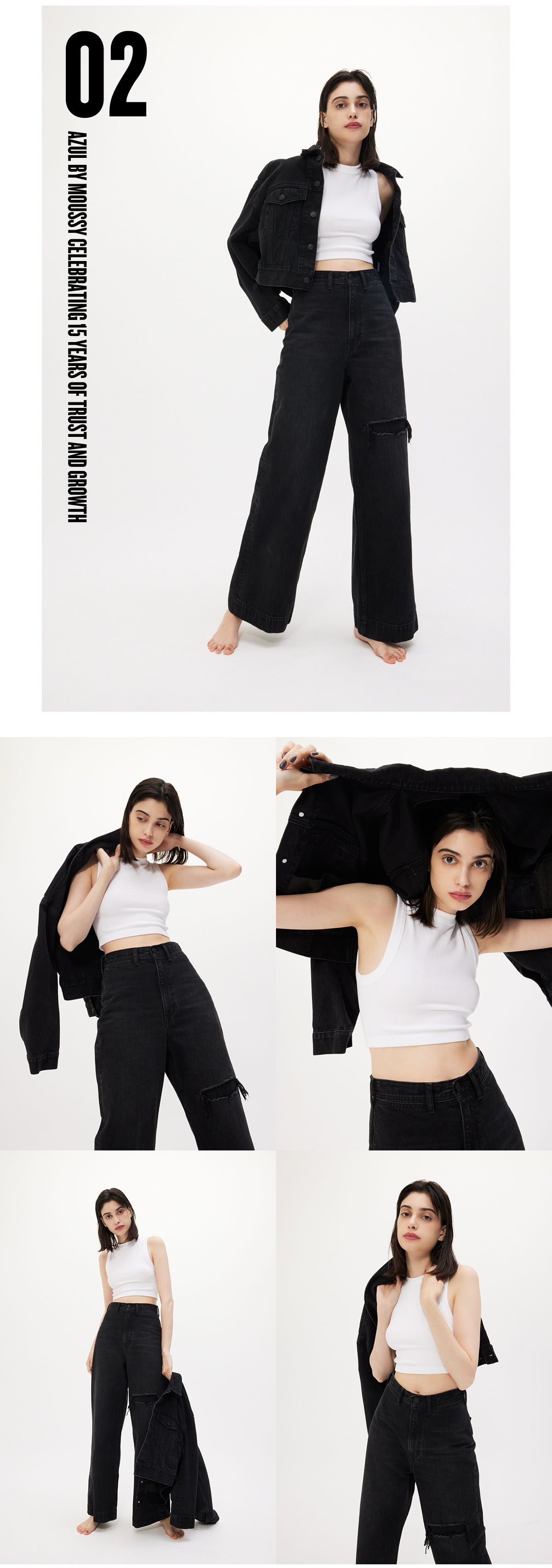 AZUL BY MOUSSY CELEBRATING 15YEARS OF TRUST AND GROWTH ／AZUL BY MOUSSY
