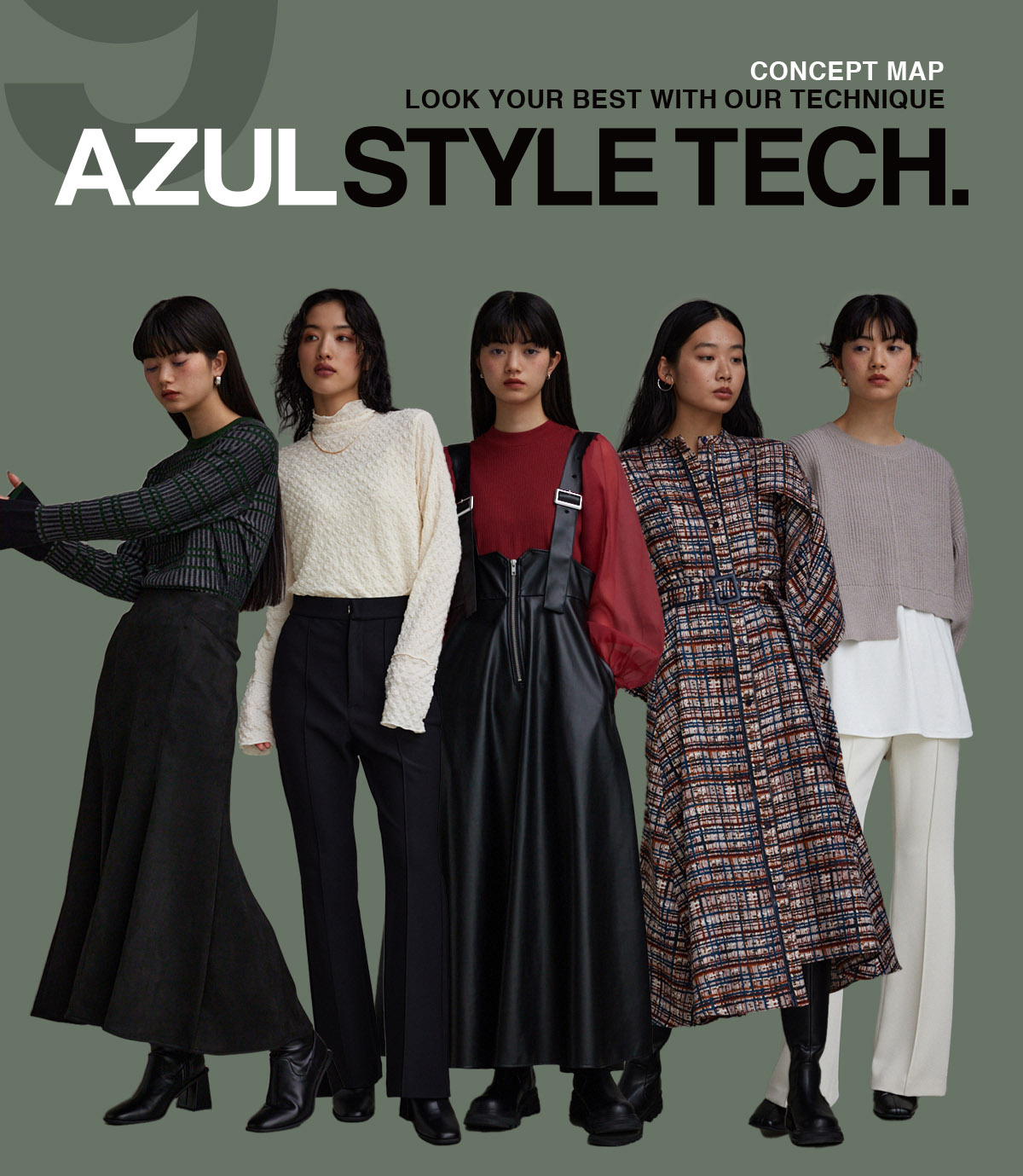 LOOK YOUR BEST WITH OUR TECHNIQUE AZUL STYLE TECH. 9 for WOMEN