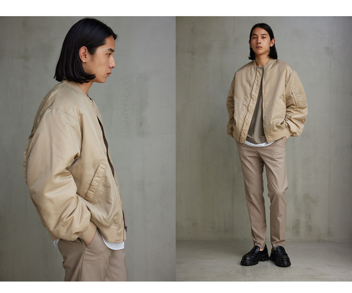 23'AUTUMN/Seasonal Recommend item LIGHT OUTER for MEN