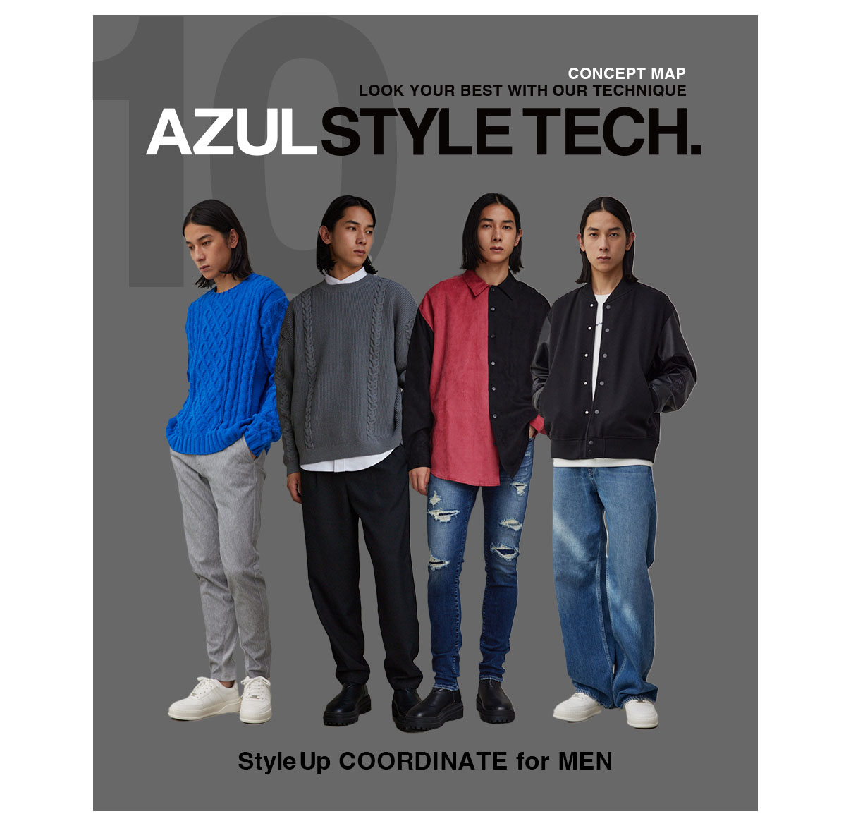 LOOK YOUR BEST WITH OUR TECHNIQUE AZUL STYLE TECH. 10 for MEN
