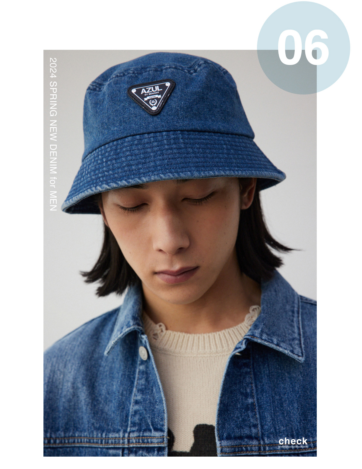 2024 SPRING NEW DENIM for MEN／AZUL BY MOUSSY