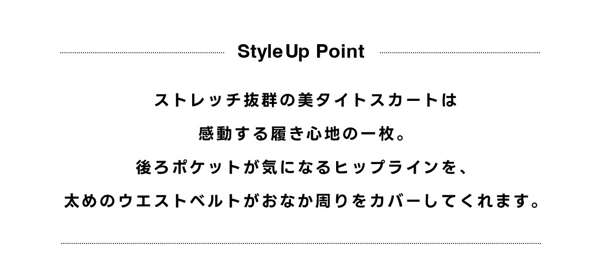 スーパーストレッチ美タイトスカート