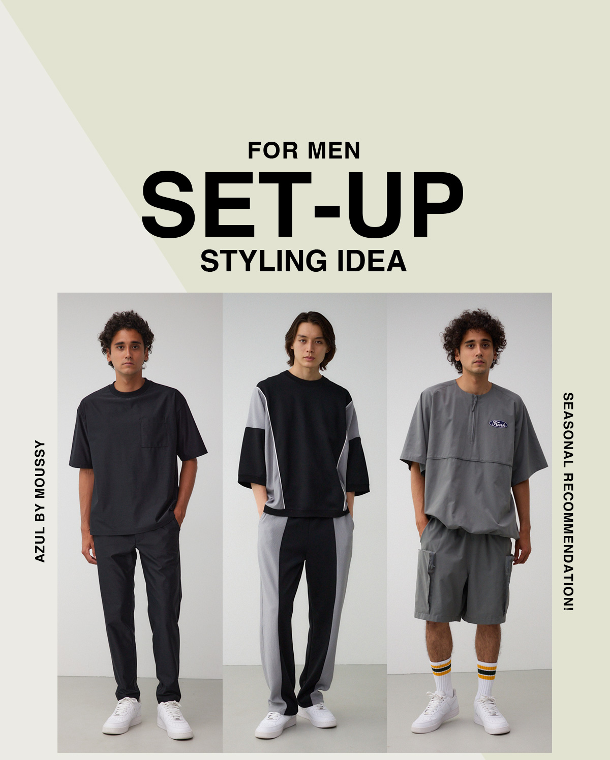 FOR MEN SET-UP STYLING IDEA