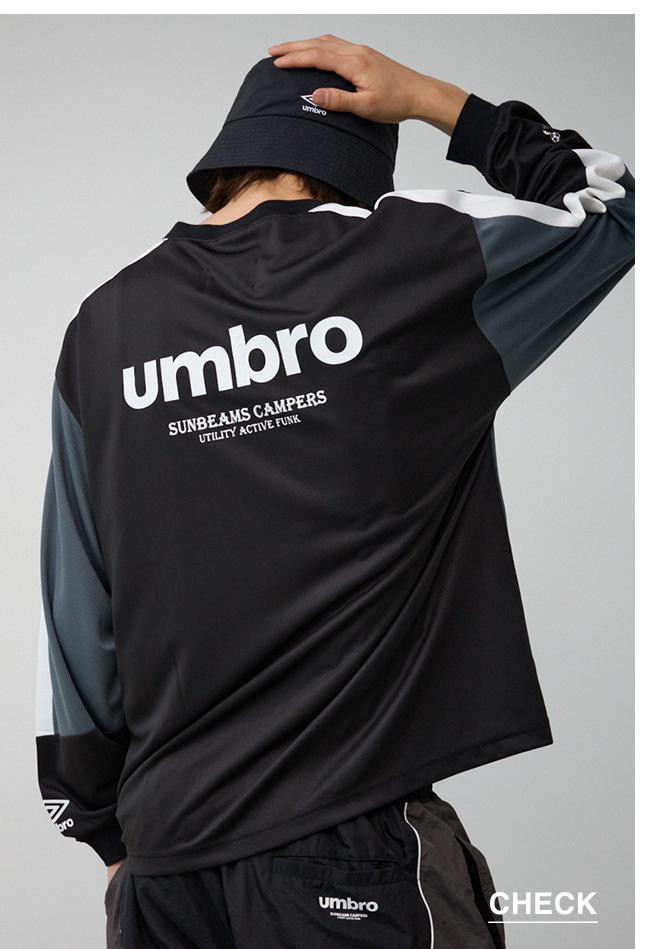 UMBRO×AZUL スウィッチングトップス