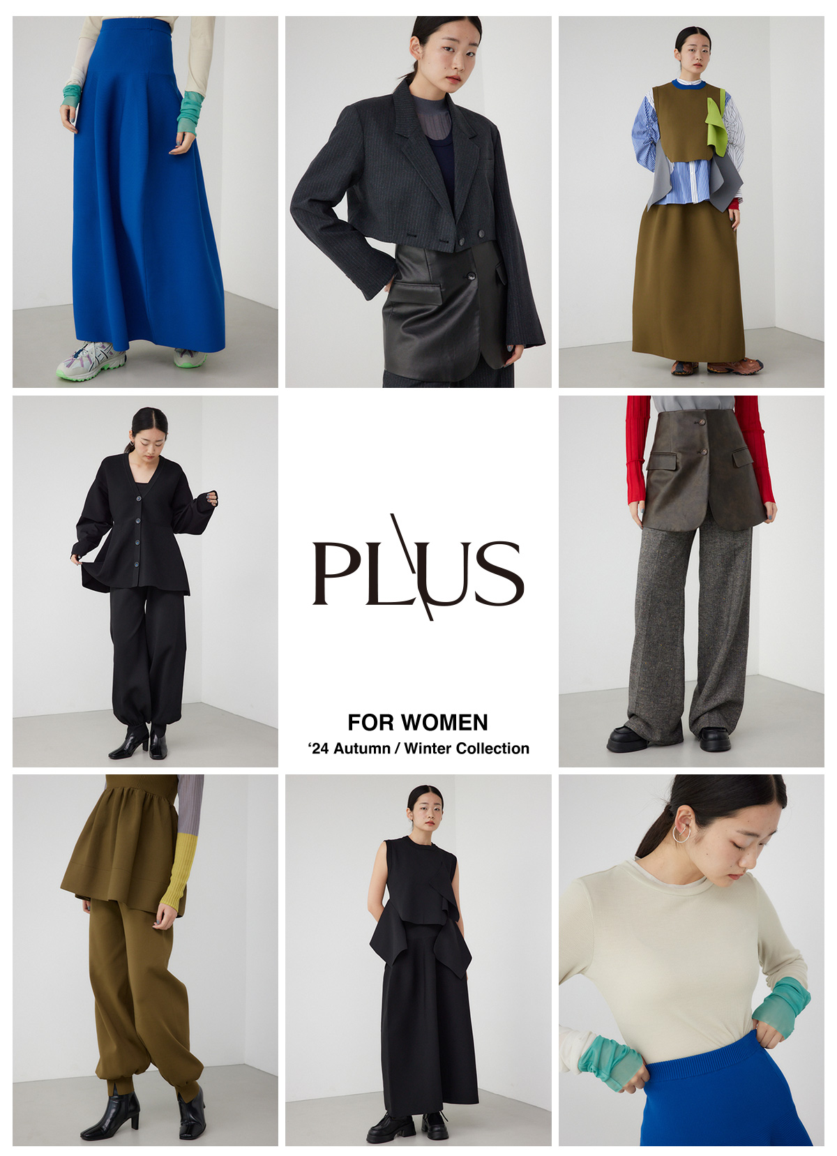 PLUS FOR WOMEN‘24 Autumn／Winter Collection