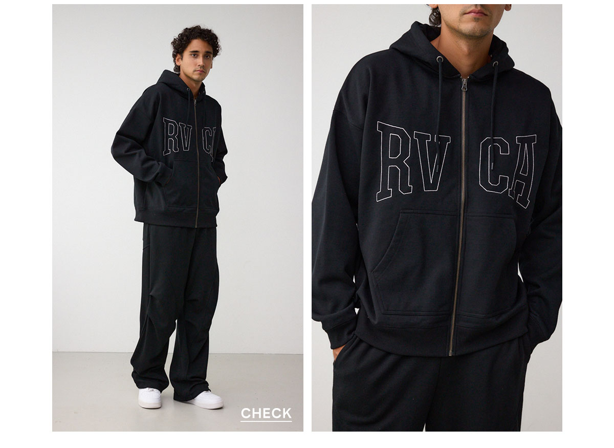 RVCA STICH ZIP HD