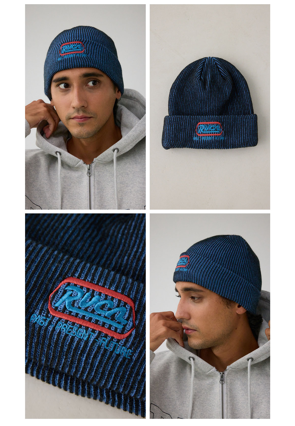 RVCA DOUBLE COLOR BEANIE