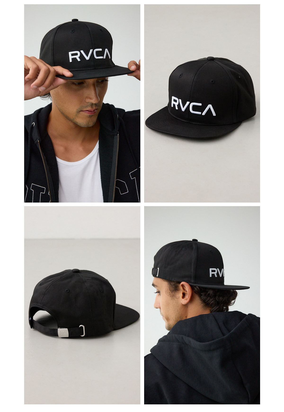 RVCA TWILL SNAPBACK