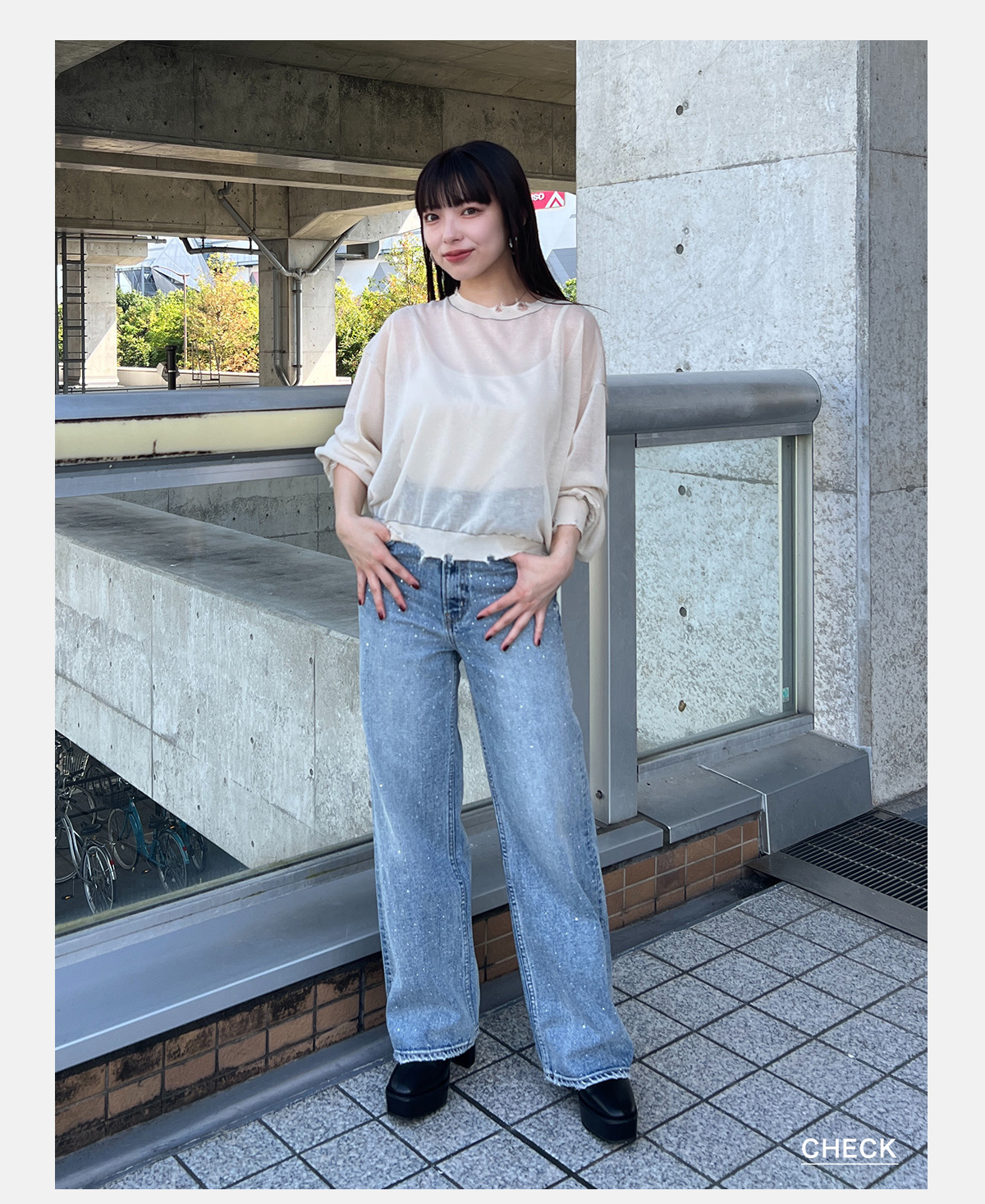 AZUL BY MOUSSY（アズールバイマウジー） | DENIM SNAP