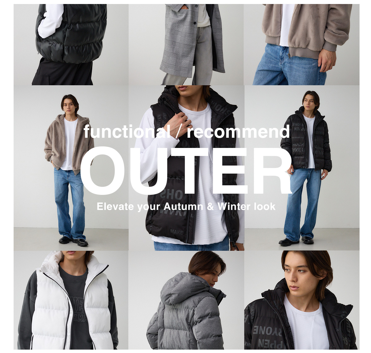 functional / recommend OUTER Elevate your Autumn & Winter look for women