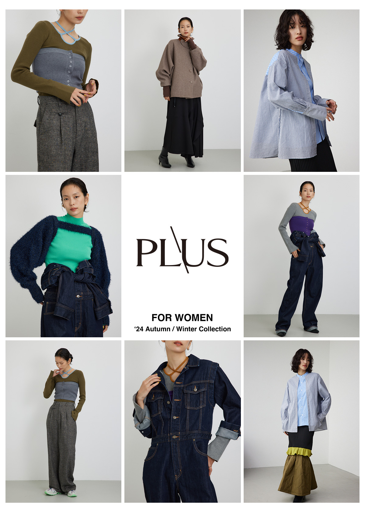 PLUS FOR WOMEN ‘24 Autumn／Winter Collection