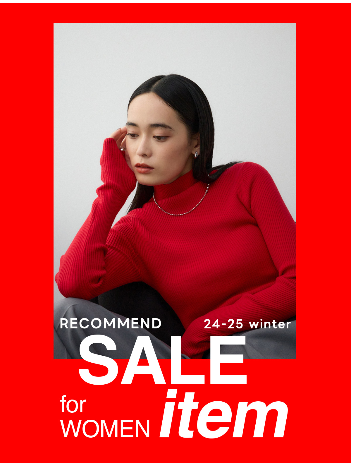 24－25 winter RECOMMEND SALE item for MEN