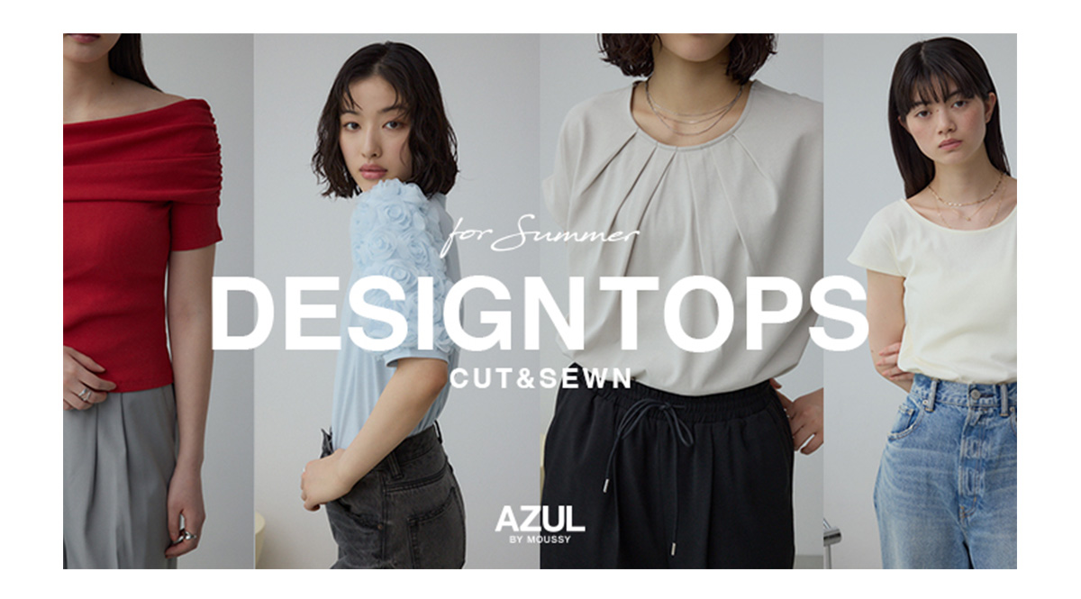 for Summer DESIGN TOPS CUT&SEWN | for WOMEN
