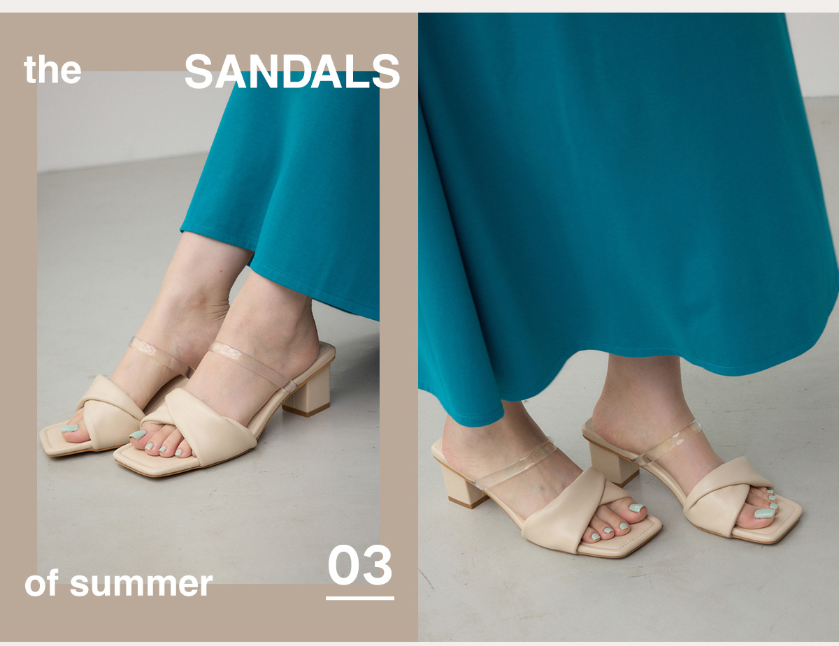 ツイストベルトサンダル