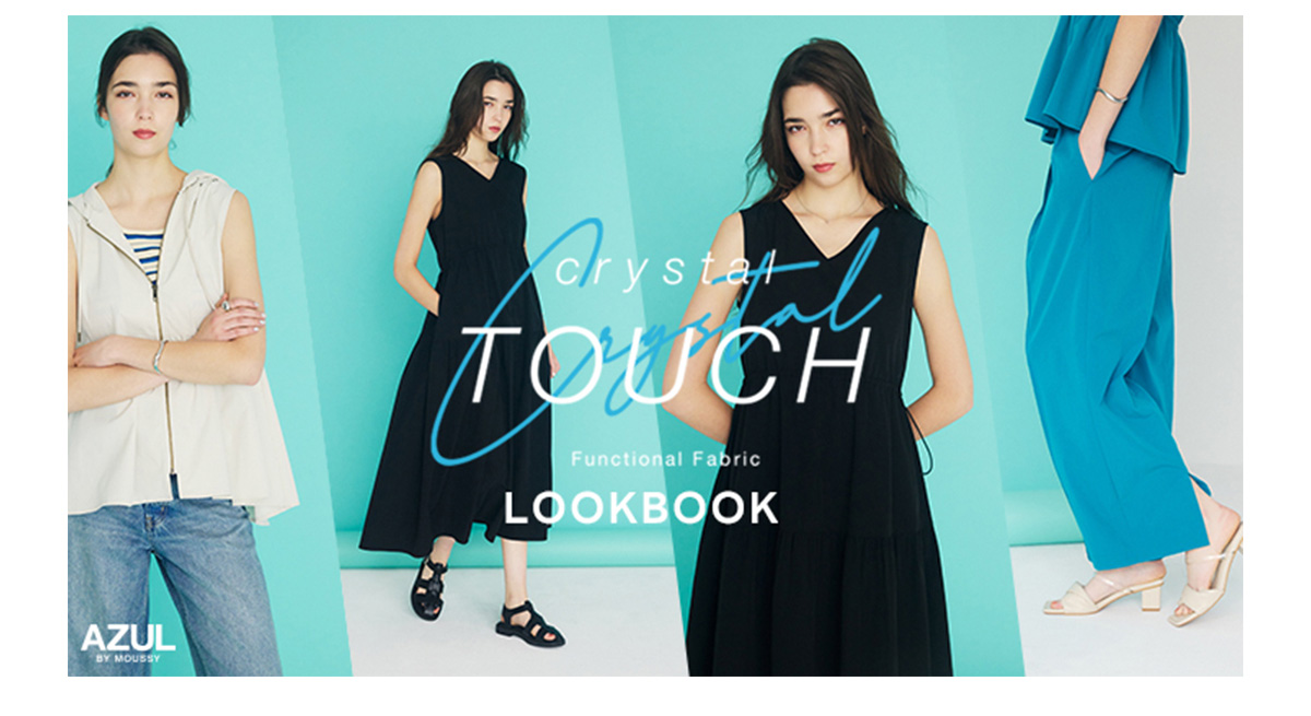 crystal TOUCH  Functional Fabric  LOOKBOOK for WOMEN