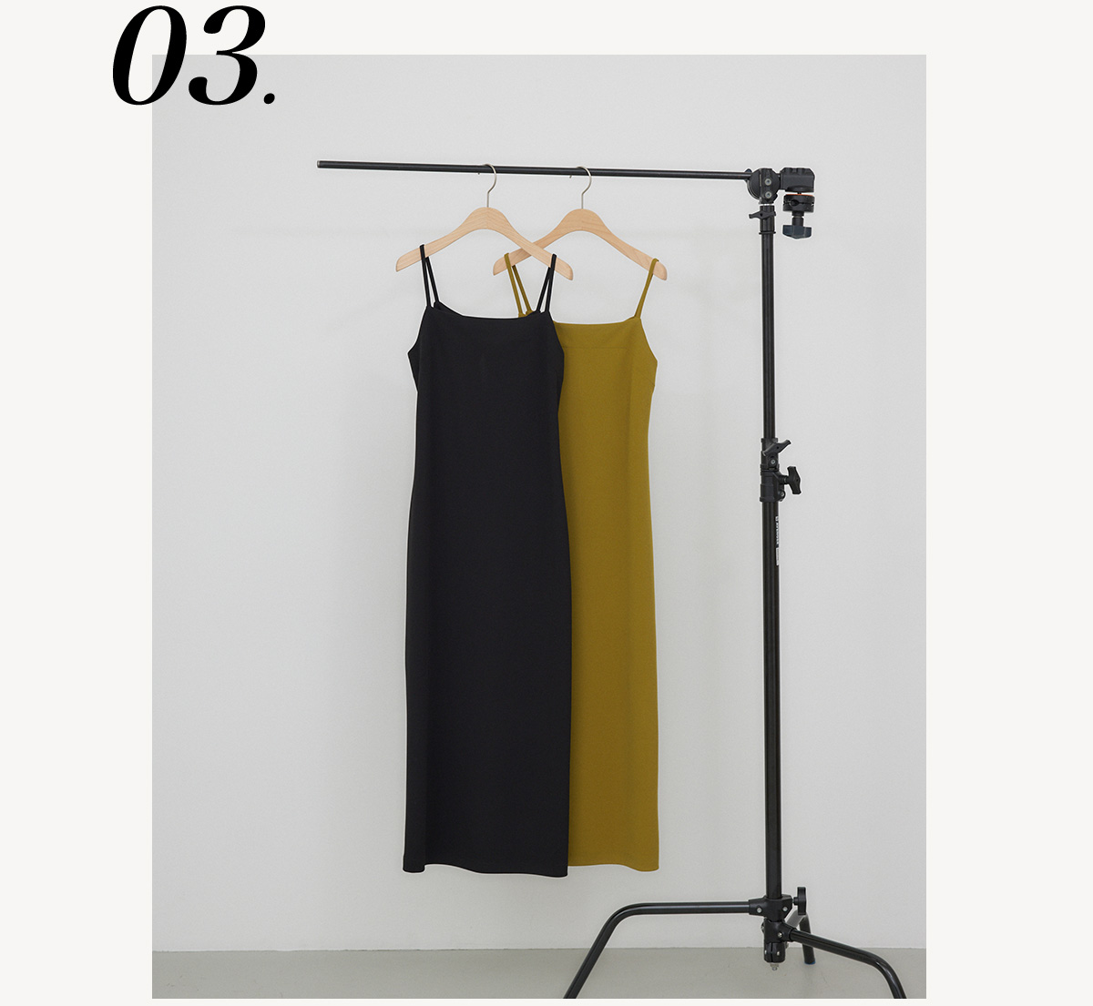 【crie conforto】バックツイストキャミワンピース