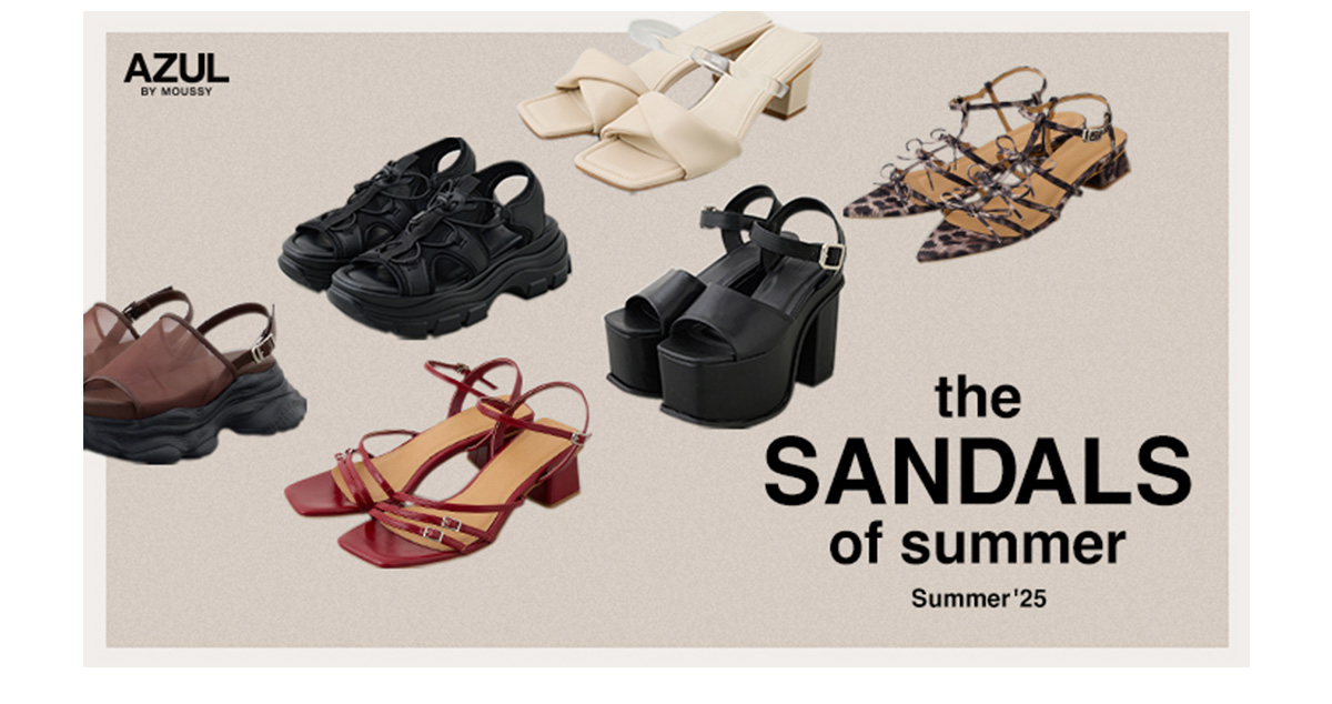 the SANDALS of summer | Summer‘25 for WOMEN