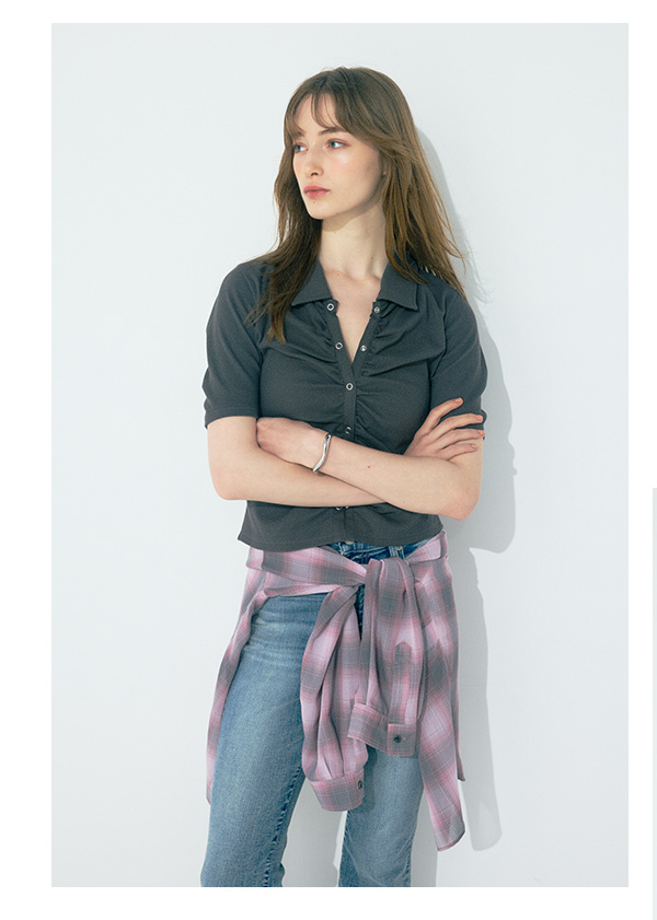 2025 SUMMER LOOKBOOK“check pattern and denim”July Issue for WOMEN