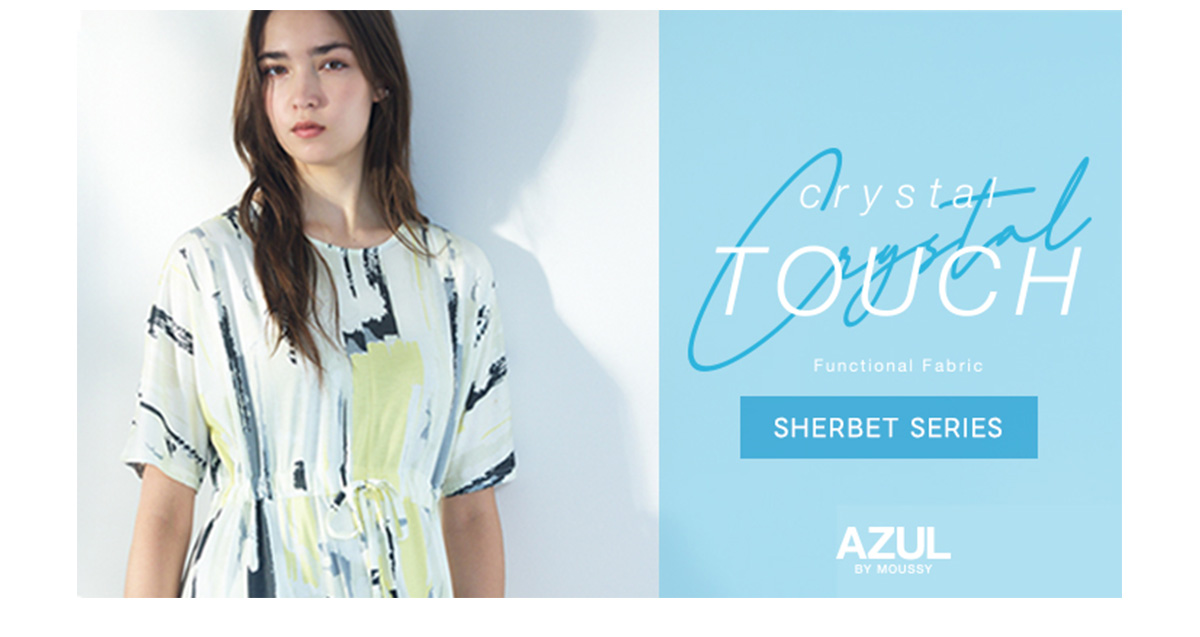 crystal TOUCH Functional Fabric SHERBET SERIES for WOMEN