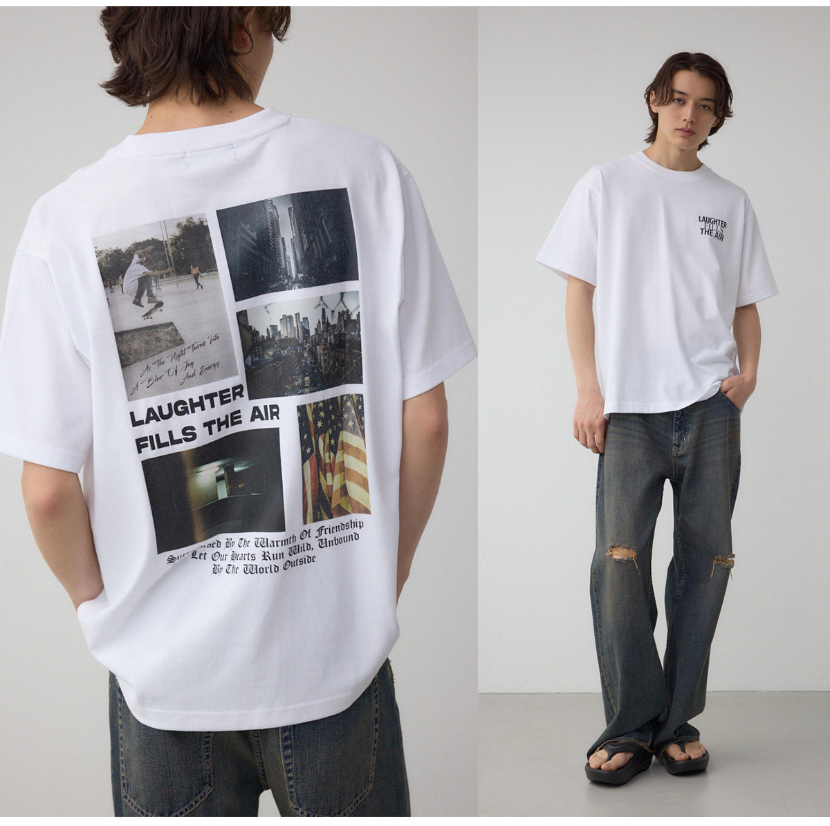 バックフォトグラフィックTEE