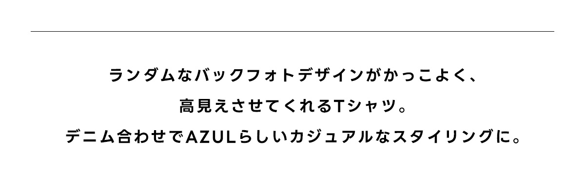 バックフォトグラフィックTEE