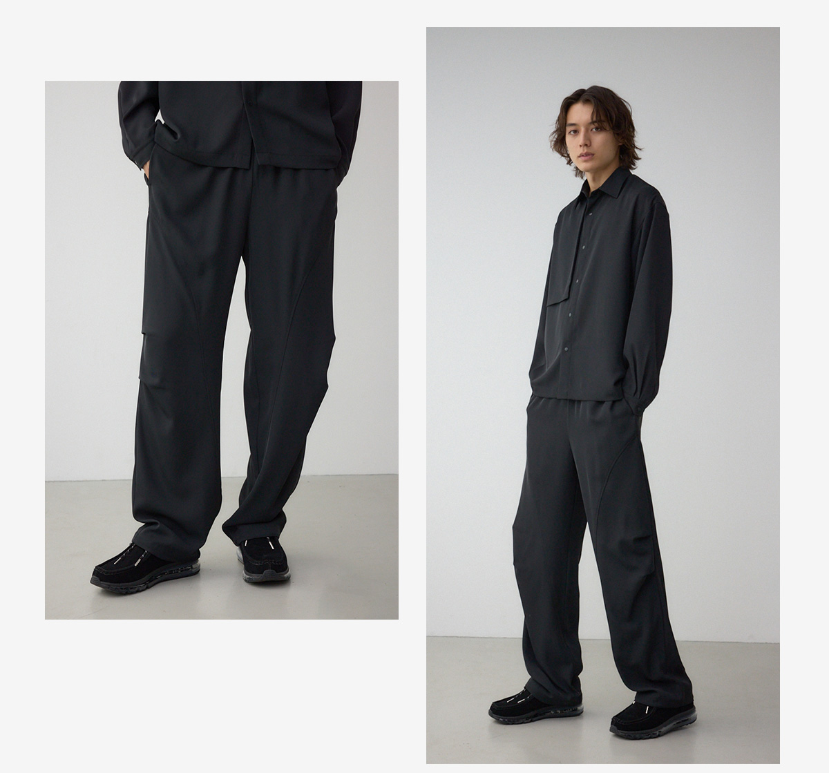 C/Tトロミニータックパンツ