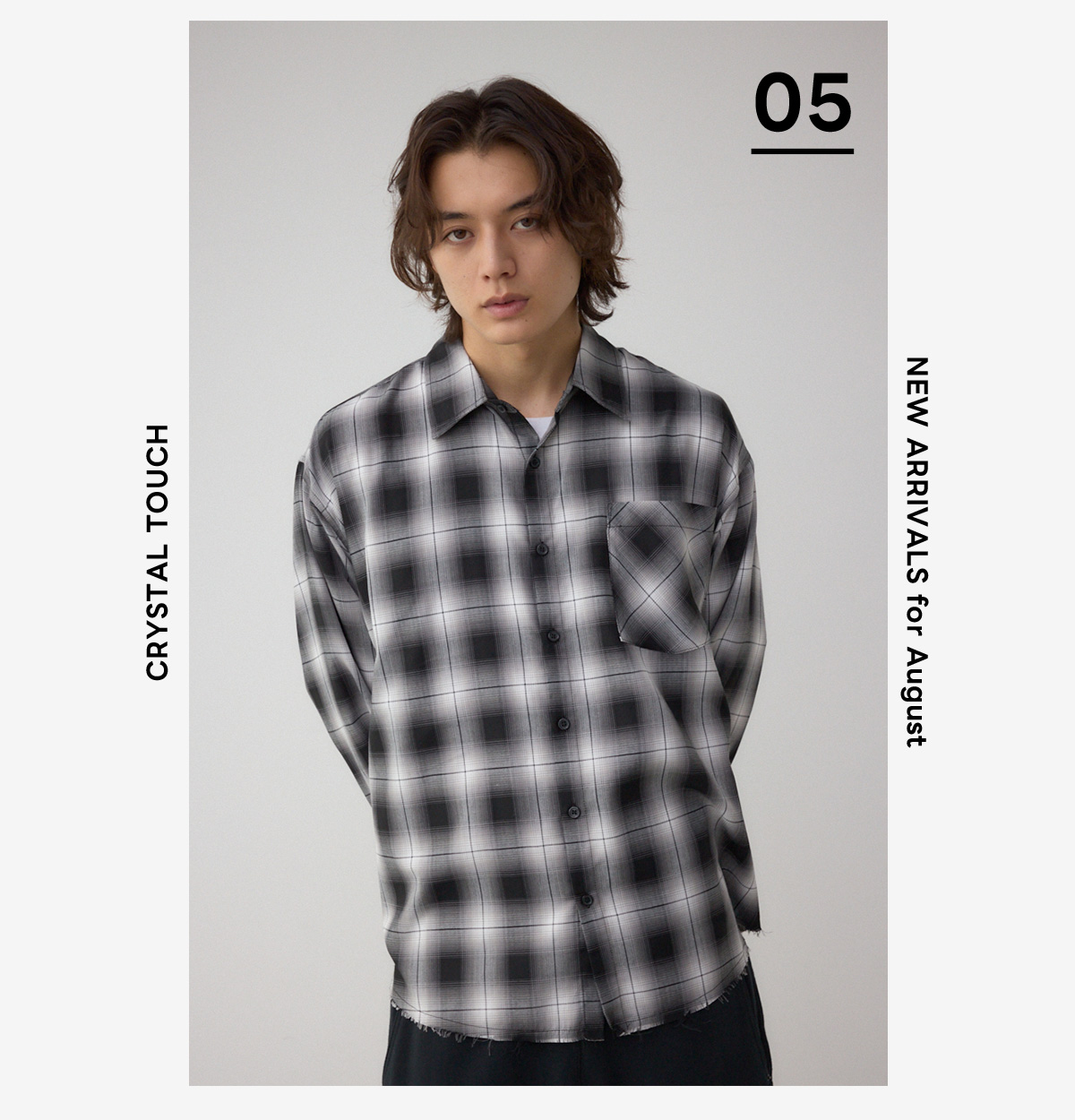 C/Tライトオンブレーチェックシャツ