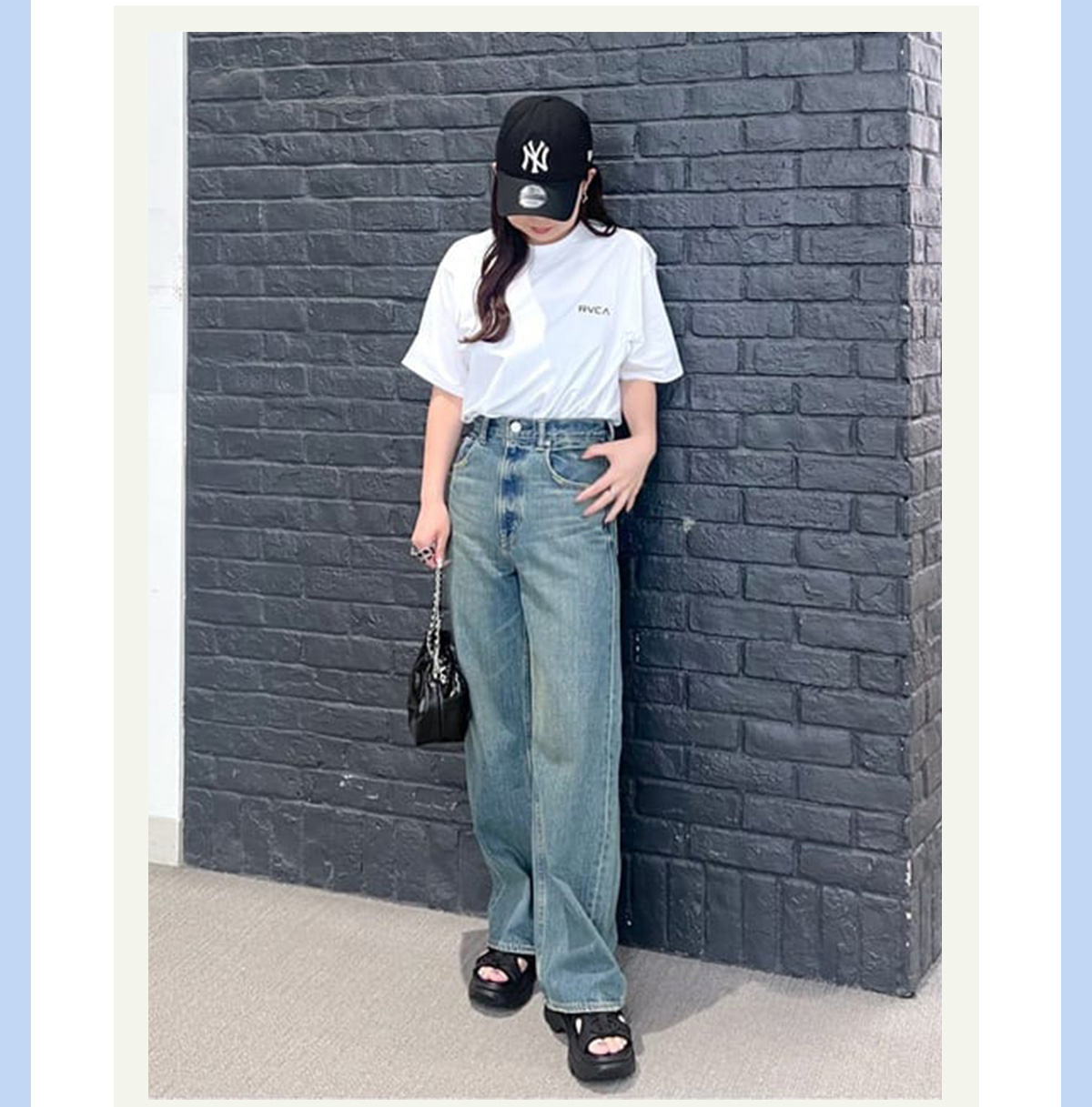 【堀田茜さん着用アイテム】AZUL DENIM ハイウエストワイドデニム