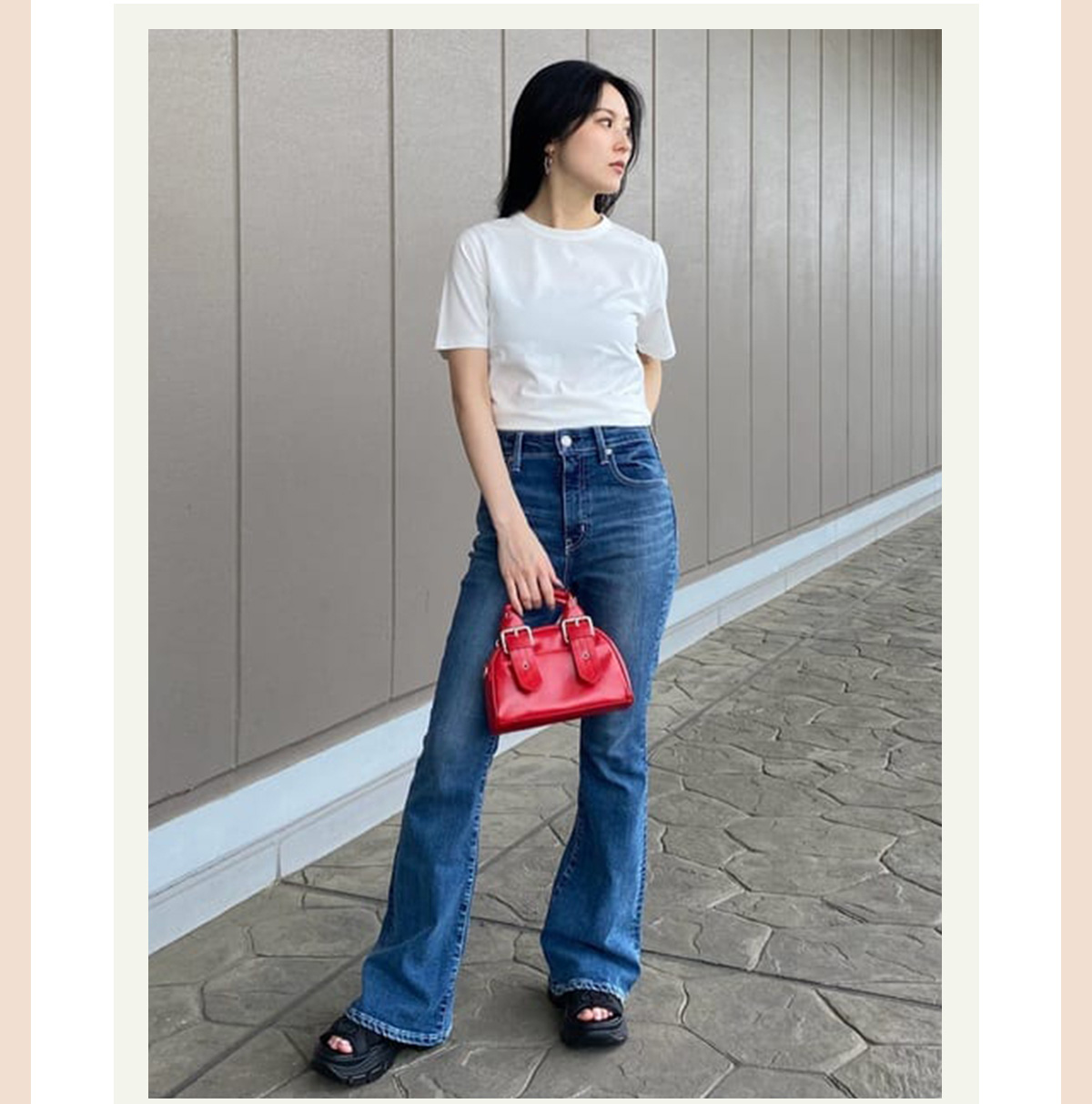 AZUL DENIM フレアデニム