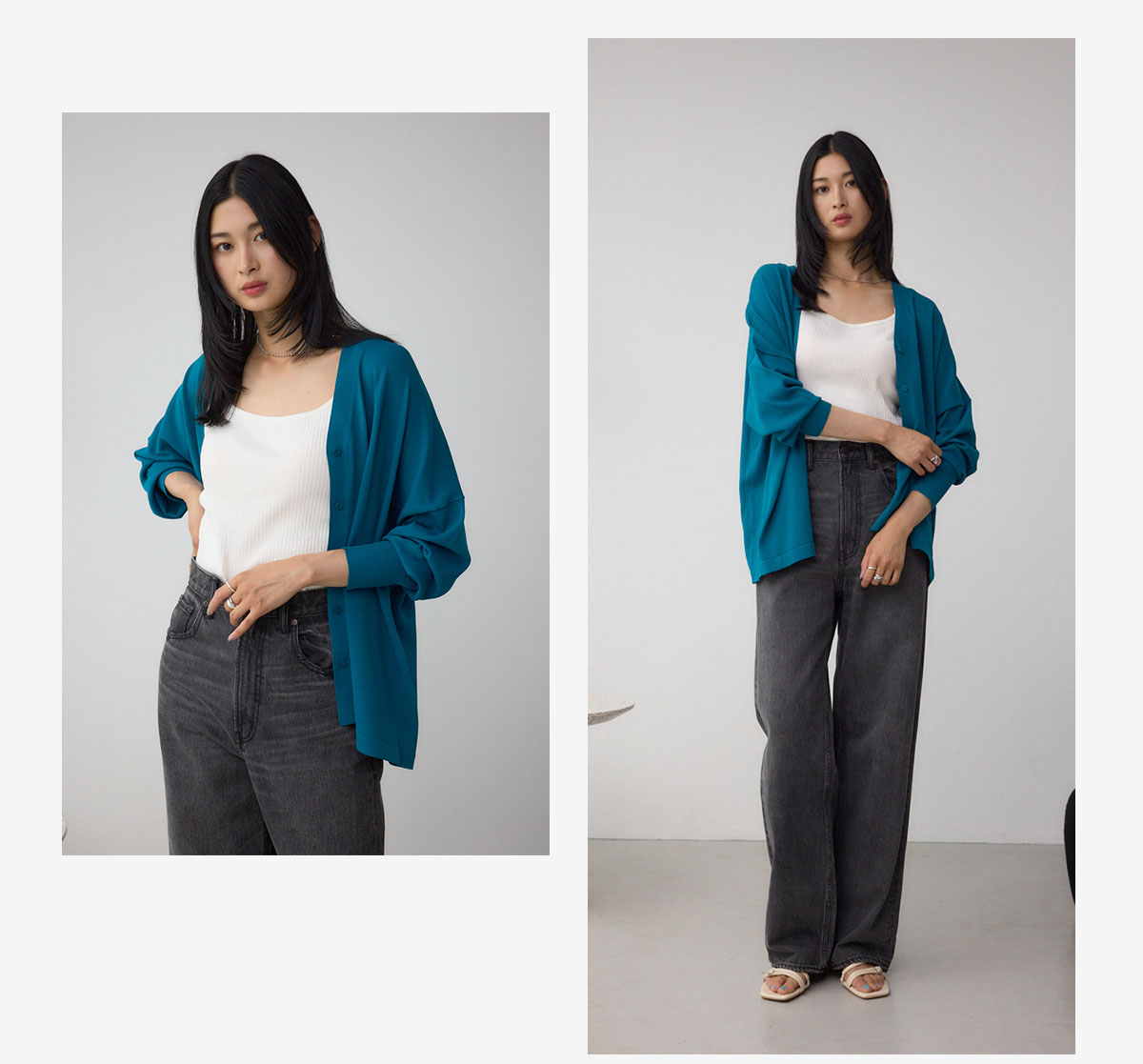 C/T冷感 ニットカーディガン