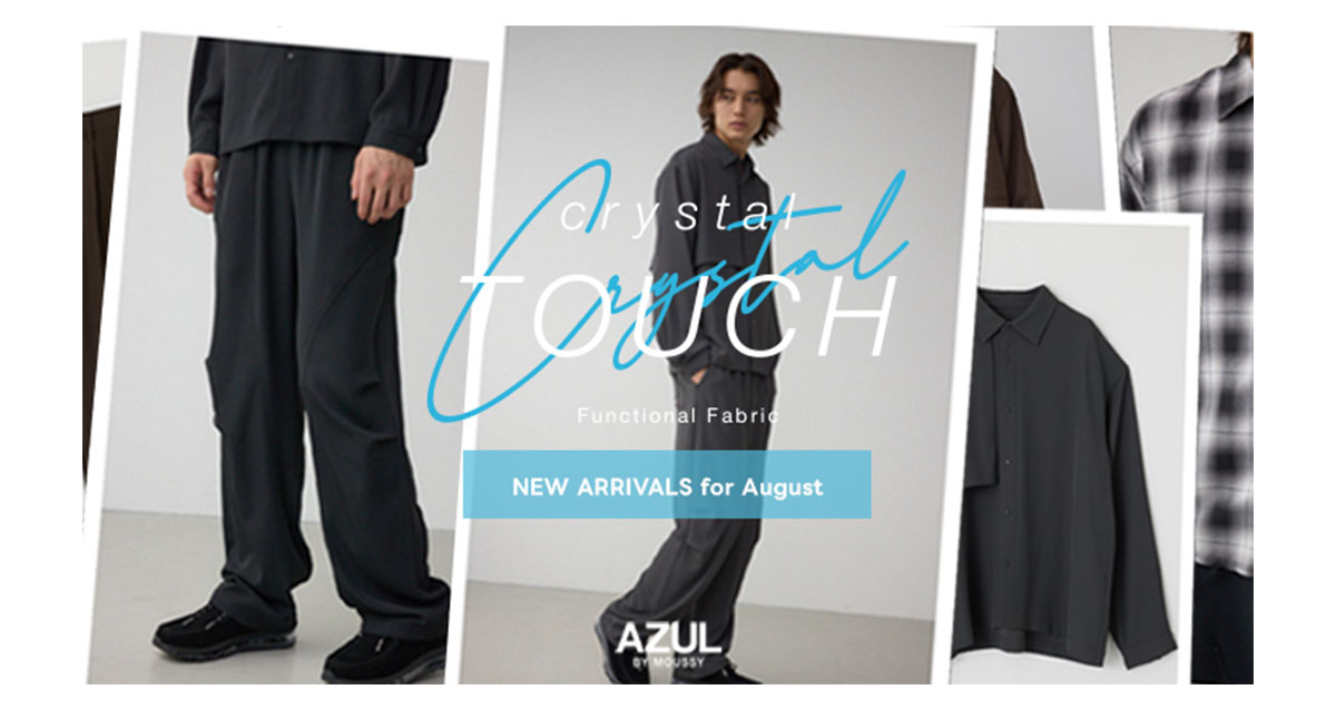 crystal TOUCH NEW ARRIVALS for August | forMEN