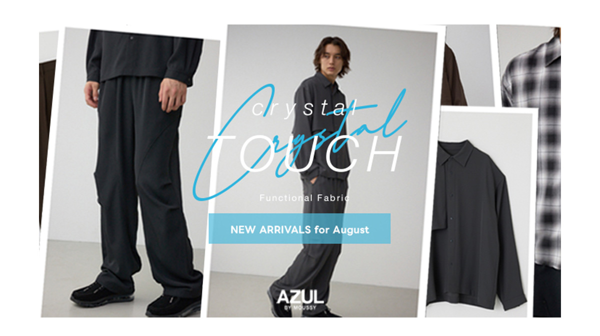 crystal TOUCH NEW ARRIVALS for August | forMEN
