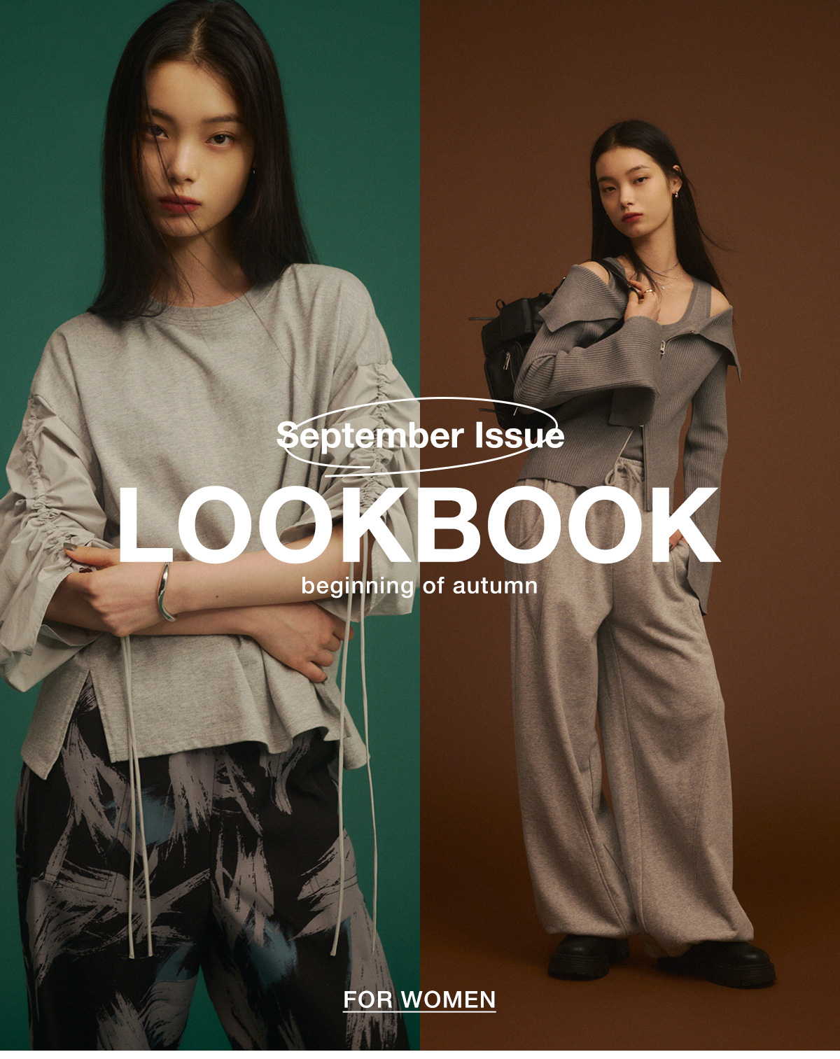 September Issue  LOOKBOOK beginning of autumn for WOMEN