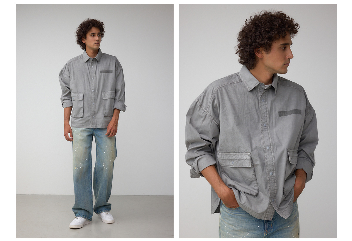 【窪塚洋介さん着用アイテム】ミリタリーフェイドシャツ