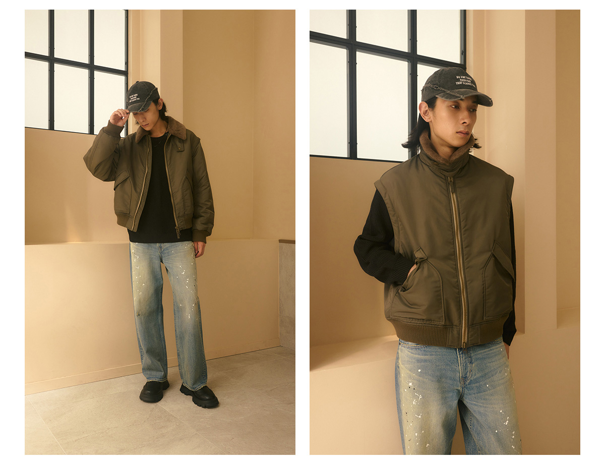 October Issue  LOOKBOOK LIGHT OUTER for Autumn for MEN