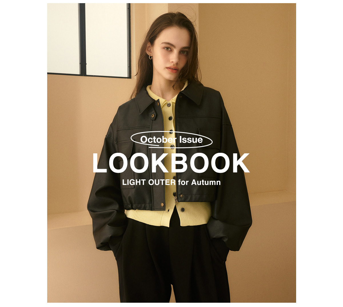 October Issue  LOOKBOOK LIGHT OUTER for Autumn for MEN
