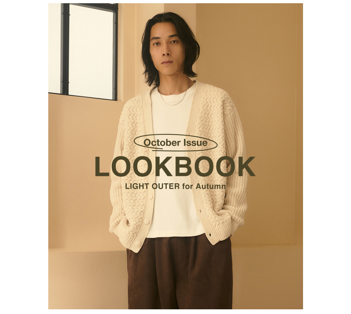 October Issue  LOOKBOOK LIGHT OUTER for Autumn for WOMEN