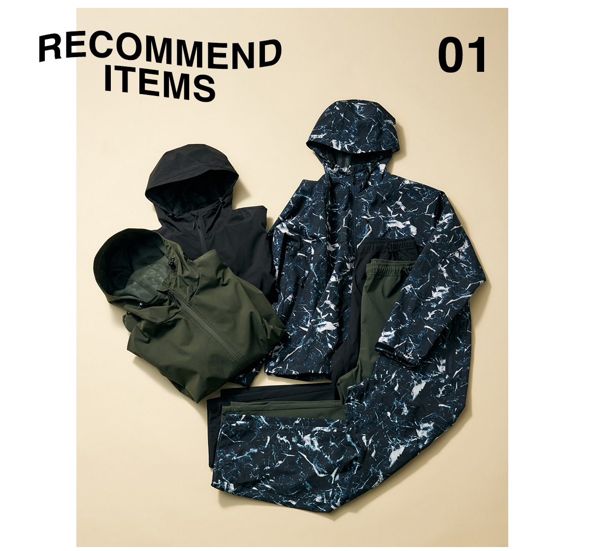 October Issue RECOMMEND ITEM LOOKBOOK for MEN｜特集