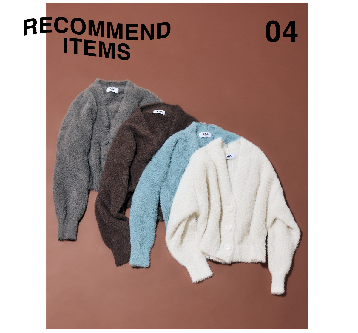 October Issue RECOMMEND ITEM LOOKBOOK for WOMEN