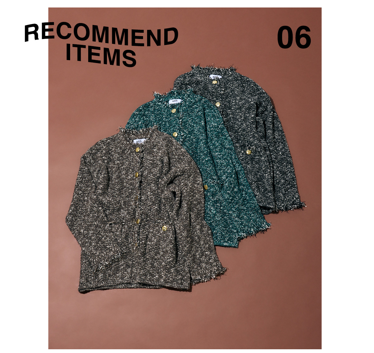 October Issue RECOMMEND ITEM LOOKBOOK for WOMEN