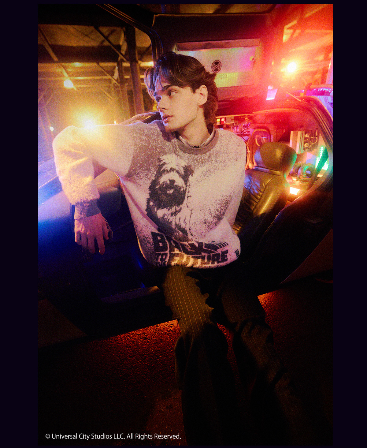 BTTF×AZUL アインシュタインニット