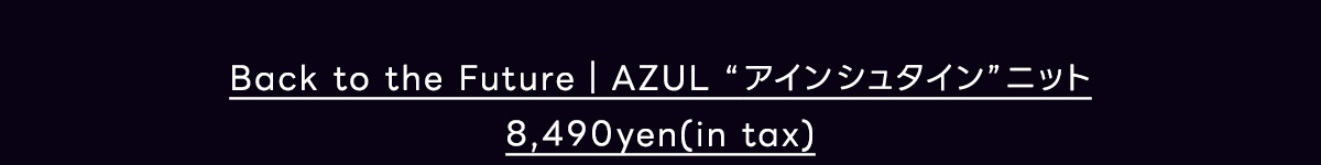 BTTF×AZUL アインシュタインニット