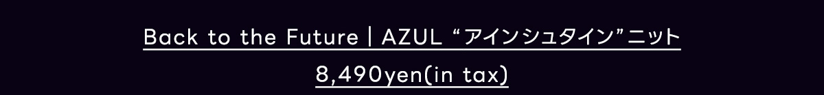 BTTF×AZUL アインシュタインニット